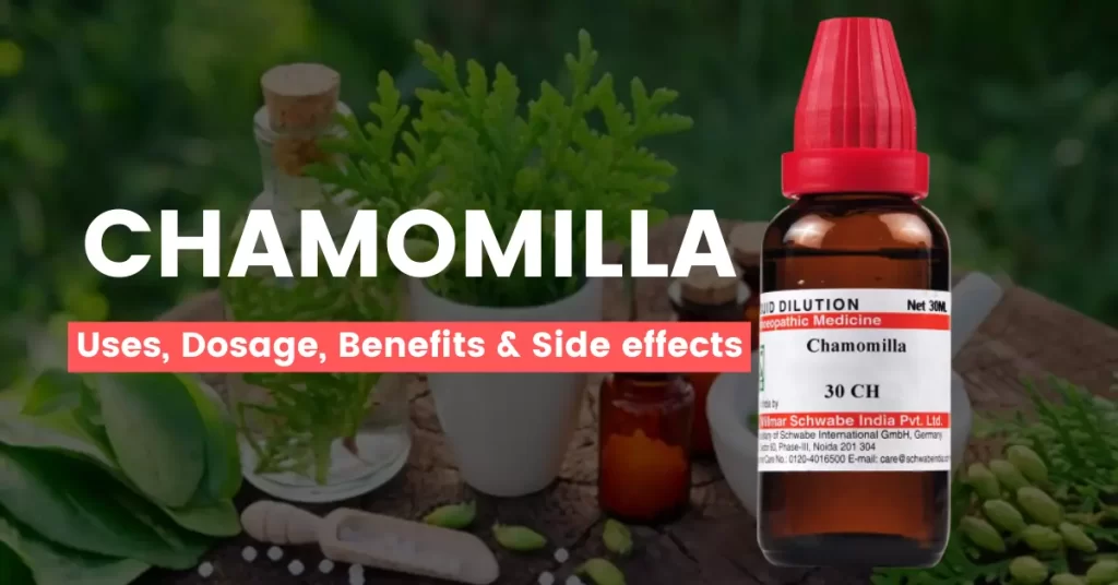 Chamomilla 30, 200, 1M Uses, Benefits, Dosage & Side Effects