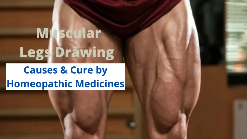 Muscular Legs Drawing - Causes Best Homeopathic Medicines