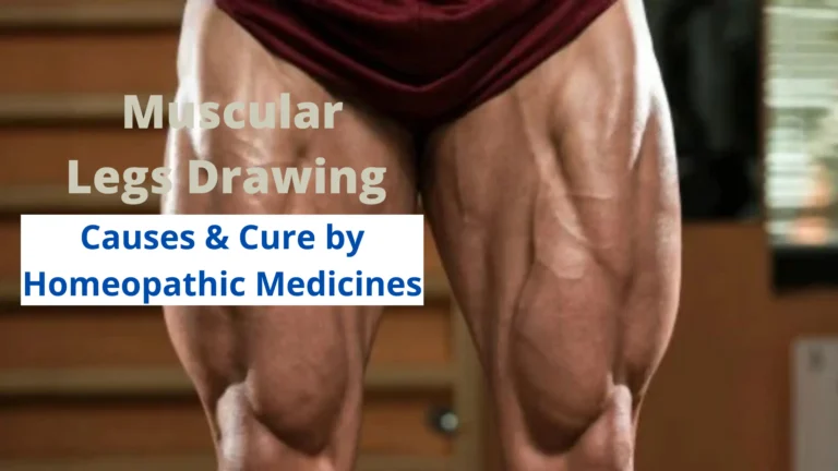 Muscular Legs Drawing – Causes & Best Homeopathic Medicines