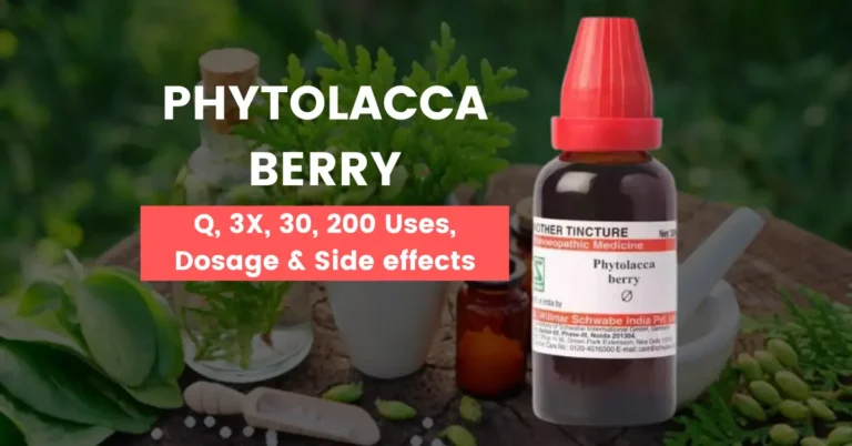 Phytolacca Berry 30, 3X, Mother Tincture Uses & Benefits