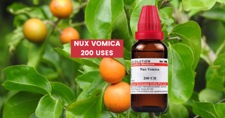 Nux Vomica 200 Uses, Dosage & Side Effects
